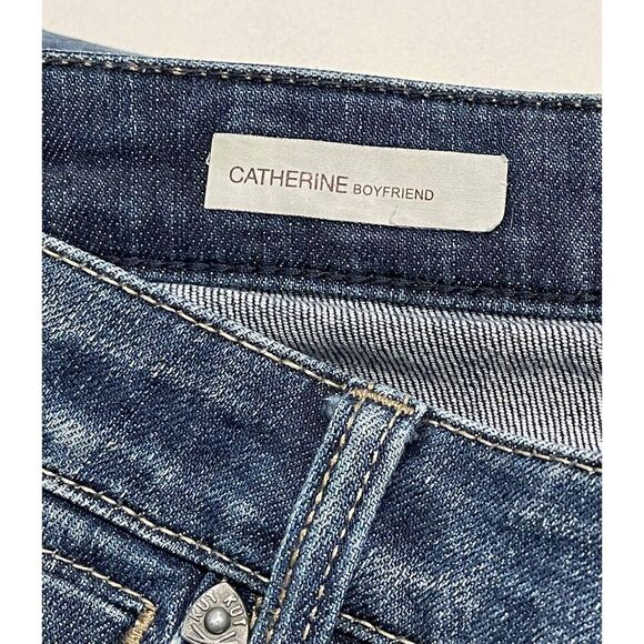 Kut From The Kloth Catherine Boyfriend‎ Jeans Mid Rise Dark Wash Size 6 Women's - Picture 5 of 16